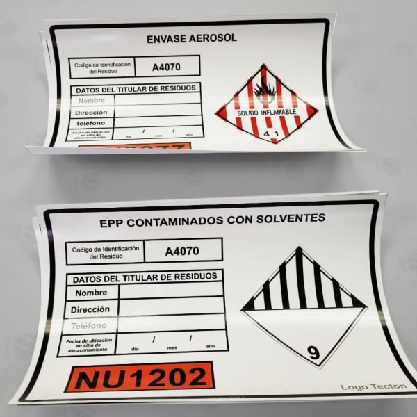 sticker de seguridad